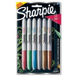 MARCADOR SHARPIE PTA DELGADA PQ X 6 META