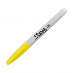 MARCADOR SHARPIE PTA DELGADA AMARILLO