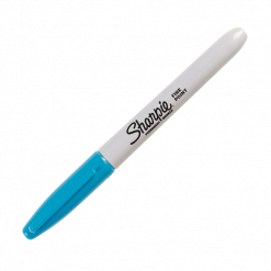 MARCADOR SHARPIE PTA DELGADA TURQ
