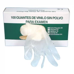 GUANTE VINILO X 100 UND S/P TL