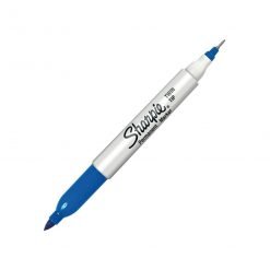 MARCADOR SHARPIE DOBLE PUNTA AZUL